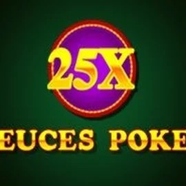 25x Deuces Poker logo by iSoftBet at Hey Casino25x Deuces Poker