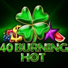 40 Burning Hot logo by Amusnet Interactive at Hey Casino40 Burning Hot