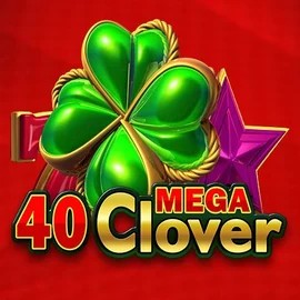 Logo of 40 Mega Clover from Amusnet Interactive at Hey Casino