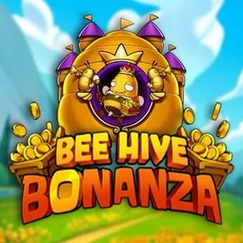 Logo of Bee Hive Bonanza from NetEnt at Hey Casino