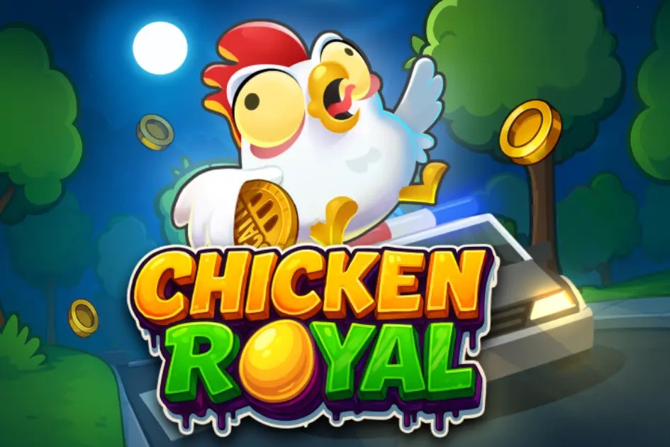 Chicken Royal logo by InOut at Hey CasinoChicken Royal