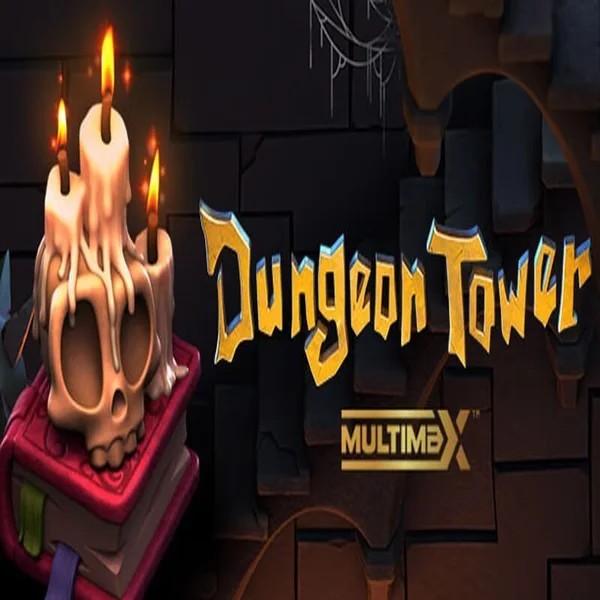 Dungeon Tower logo by Peter & Sons at Hey CasinoDungeon Tower