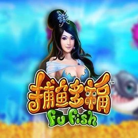 Fu Fish slot logo by Skywind Group at Hey CasinoFu Fish