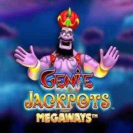 Genie Jackpots Megaways logo by Blueprint Gaming at Hey CasinoGenie Jackpots Megaways