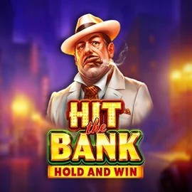 Hit The Bank Hold and Win slot logo by Playson at Hey CasinoHit The Bank Hold and Win