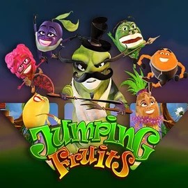 Jumping Fruits slot icon by Wazdan, available at Hey Casino
