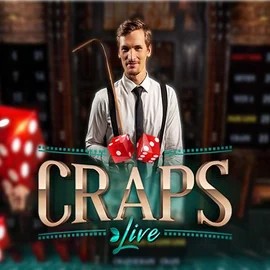 Live Craps logo – Live Casino by Evolution at Hey Casino