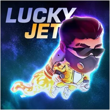 Logo of Lucky Jet from 1win Games at Hey Casino