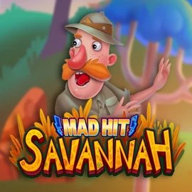 Logo of Mad Hit Savannah from RubyPlay at Hey Casino