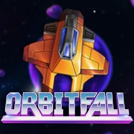 Orbitfall slot logo by ELK Studios at Hey CasinoOrbitfall