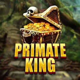 Primate King slot logo by Red Tiger Gaming at Hey CasinoPrimate King