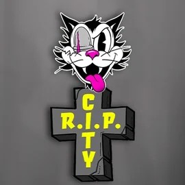 RIP City slot logo by Hacksaw Gaming at Hey CasinoRIP City