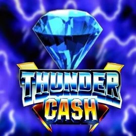 Thunder Cash logo by Novomatic at Hey CasinoThunder Cash