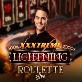 XXXtreme Lightning Roulette slot logo by Evolution at Hey Casino